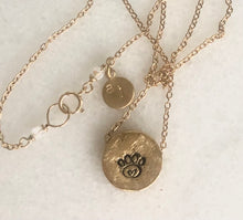 Pet Paw Stamped Necklace