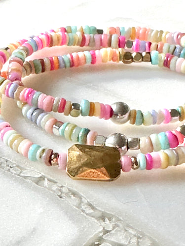 Wildflower Shell Bracelet