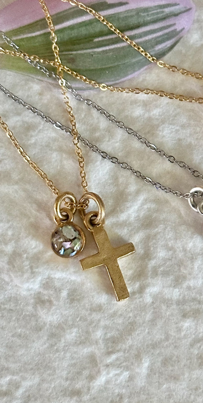 Contemporary Cross Necklace