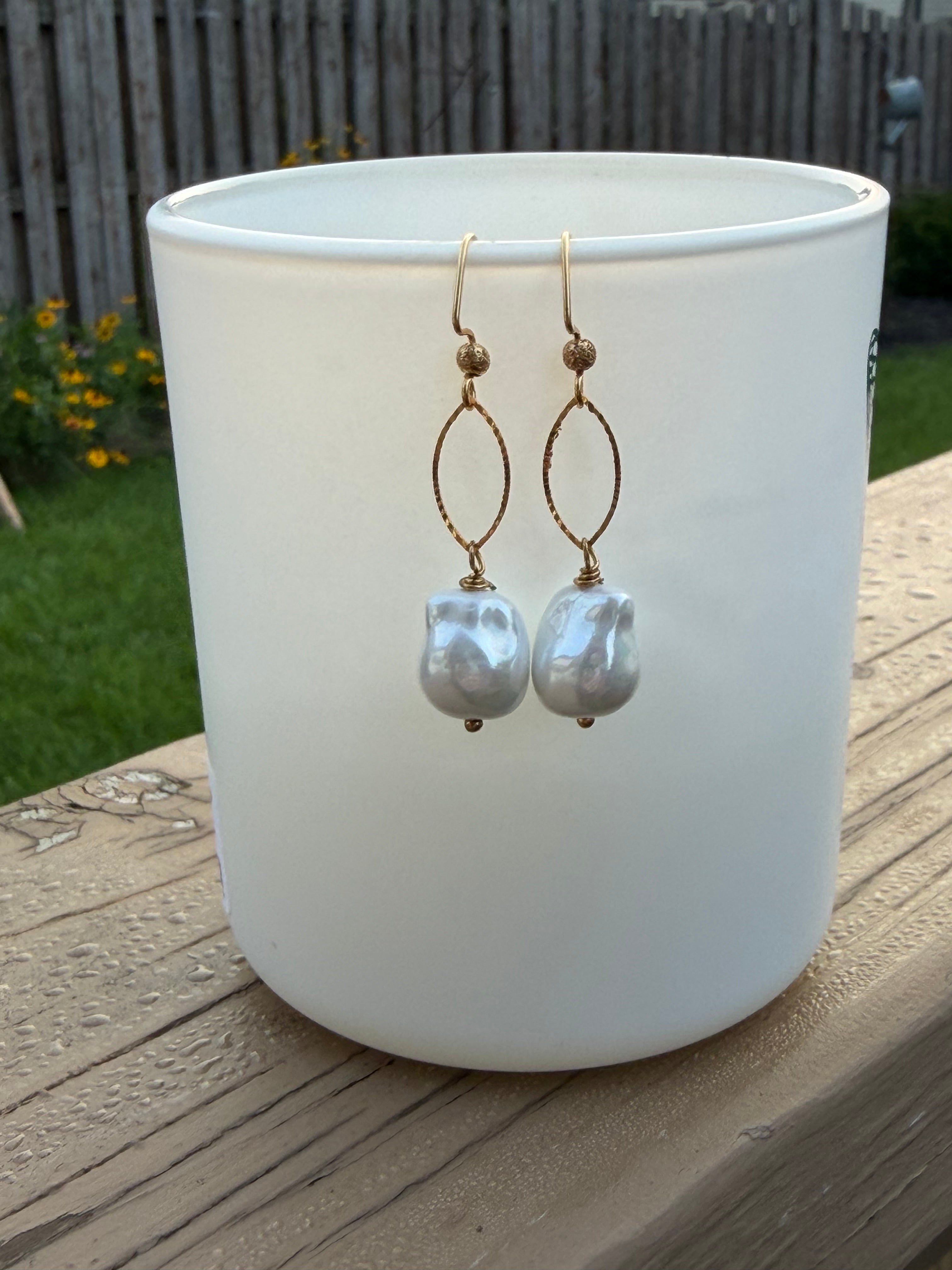 Pearlescent Tide Earrings