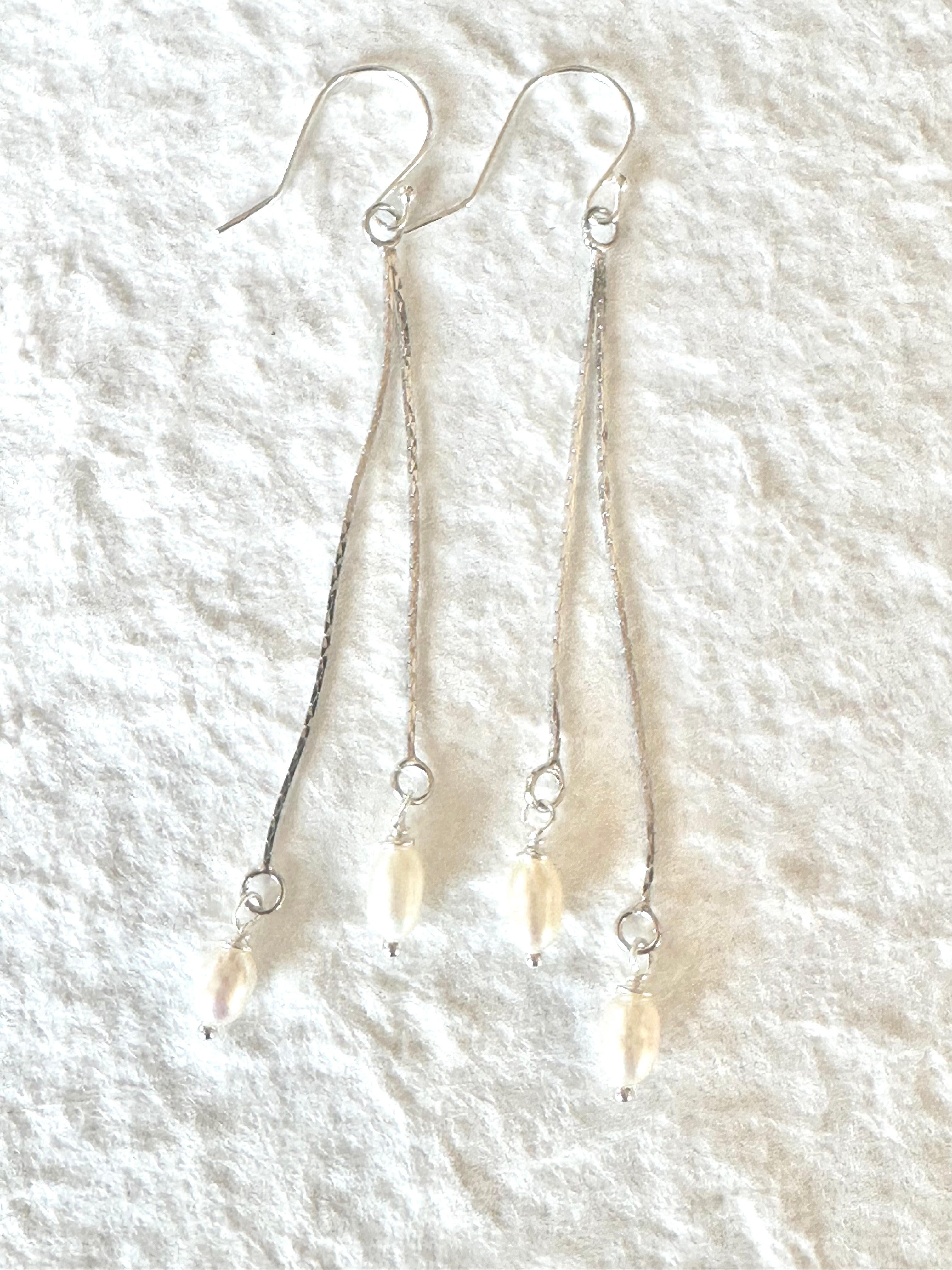 Tassel Gemstone Dangle Earrings