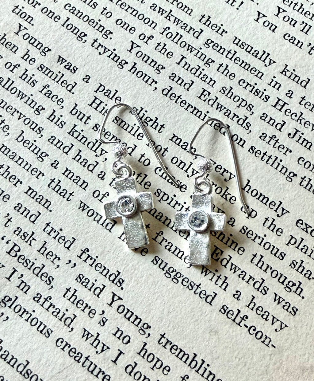 Artisan Cross Earrings