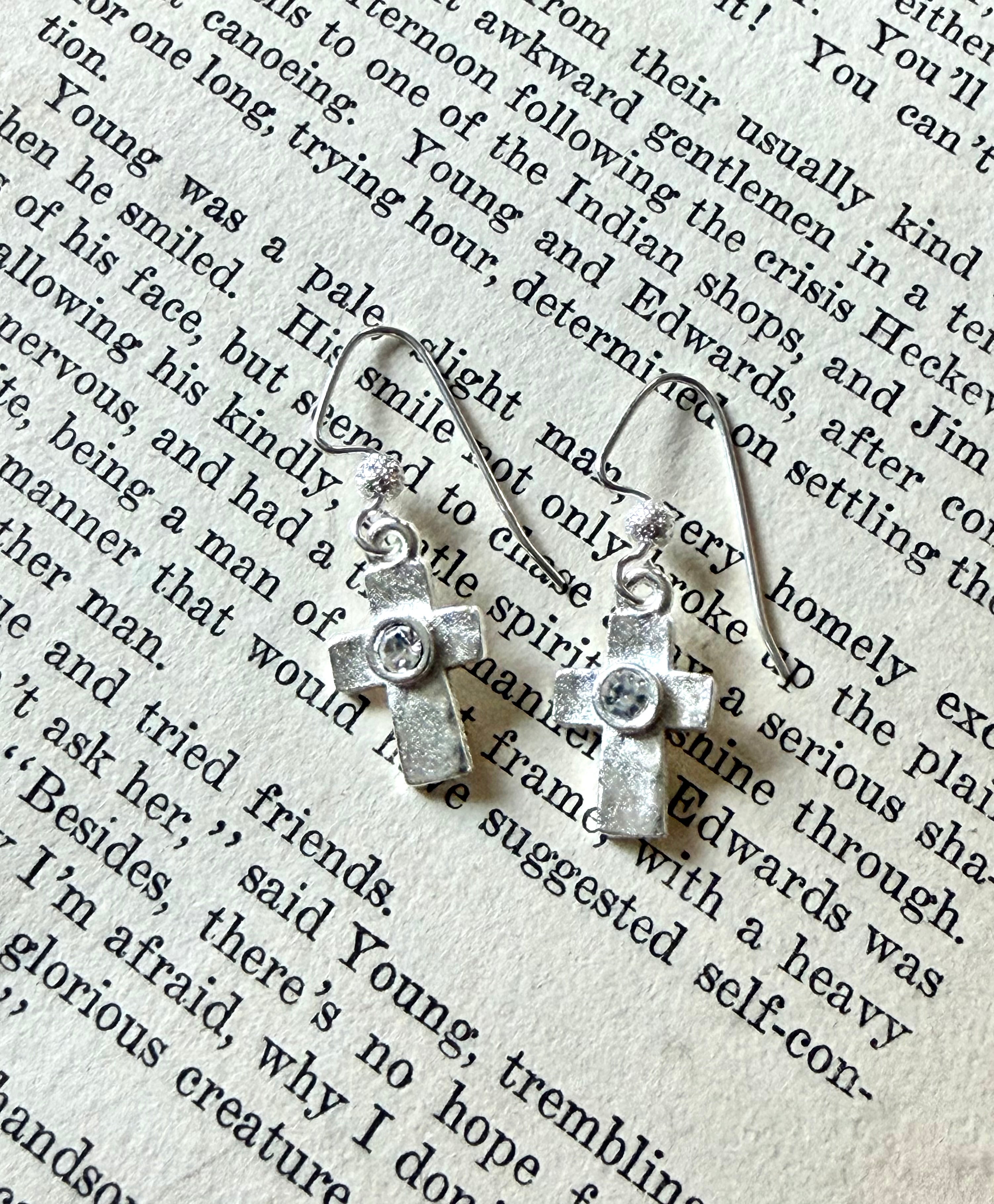 Artisan Cross Earrings