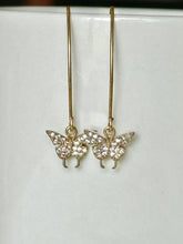 Pave Butterfly Earrings