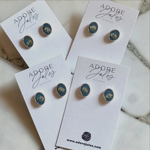 Petite Heirloom Floral Stud Earrings