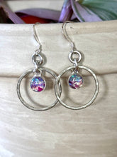 Ava Hammered Circle Earrings