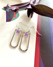 Long D Shape Earrings