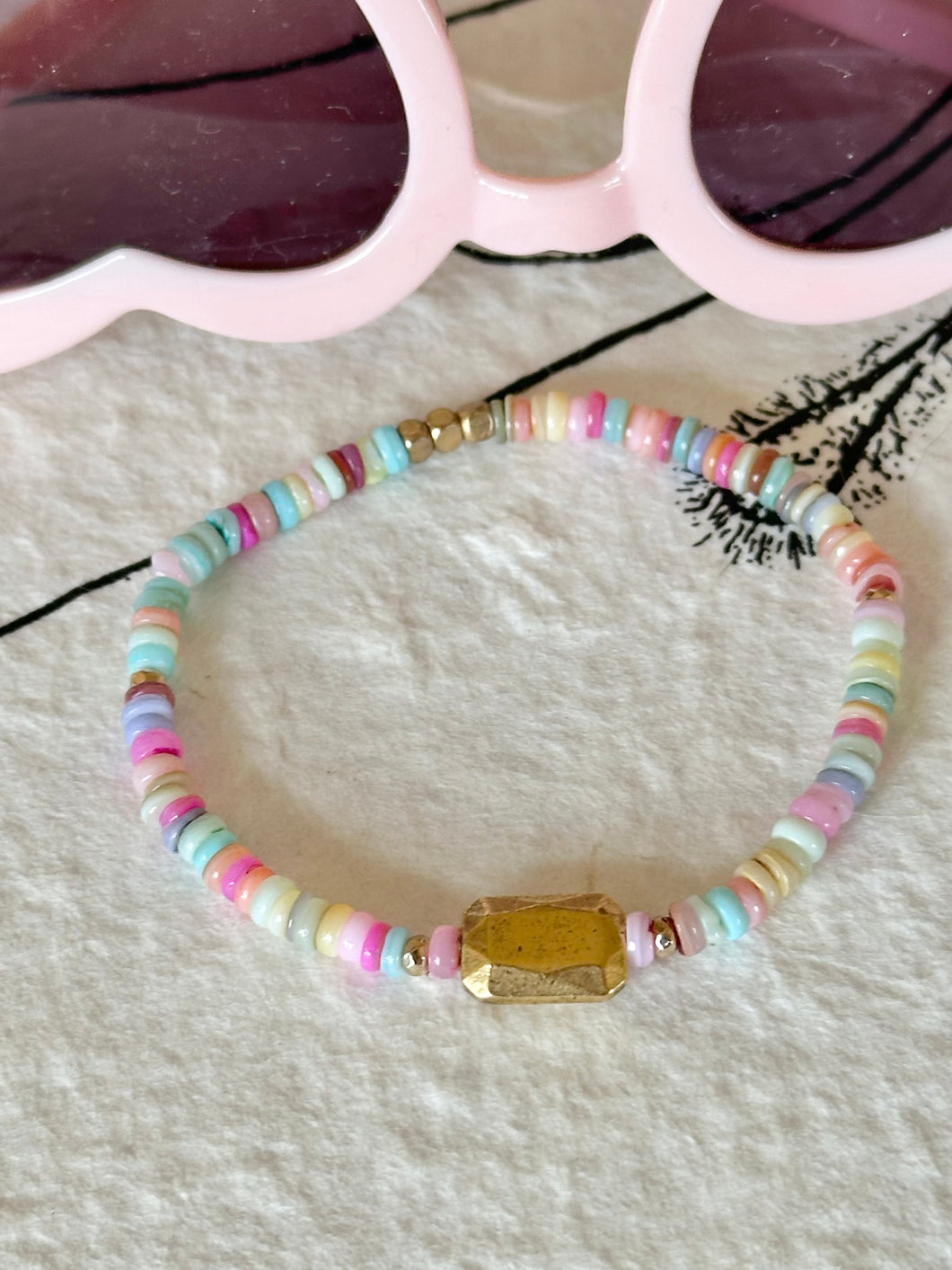 Wildflower Shell Bracelet