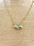 Chunky Teardrop Bead Necklace