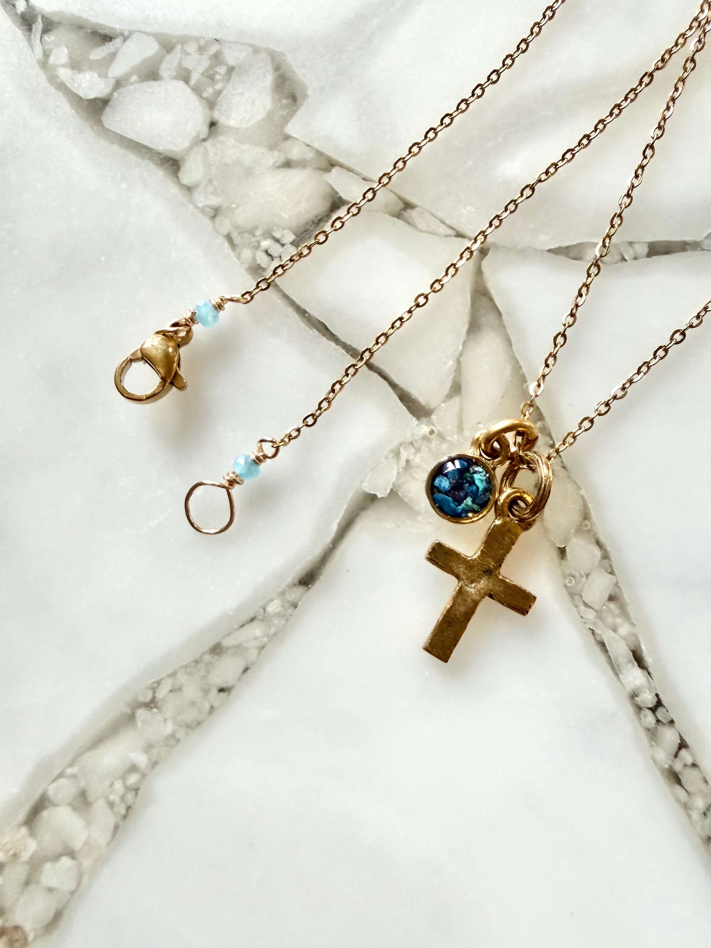 Contemporary Cross Necklace