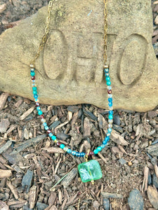 Boho Beaded Necklace