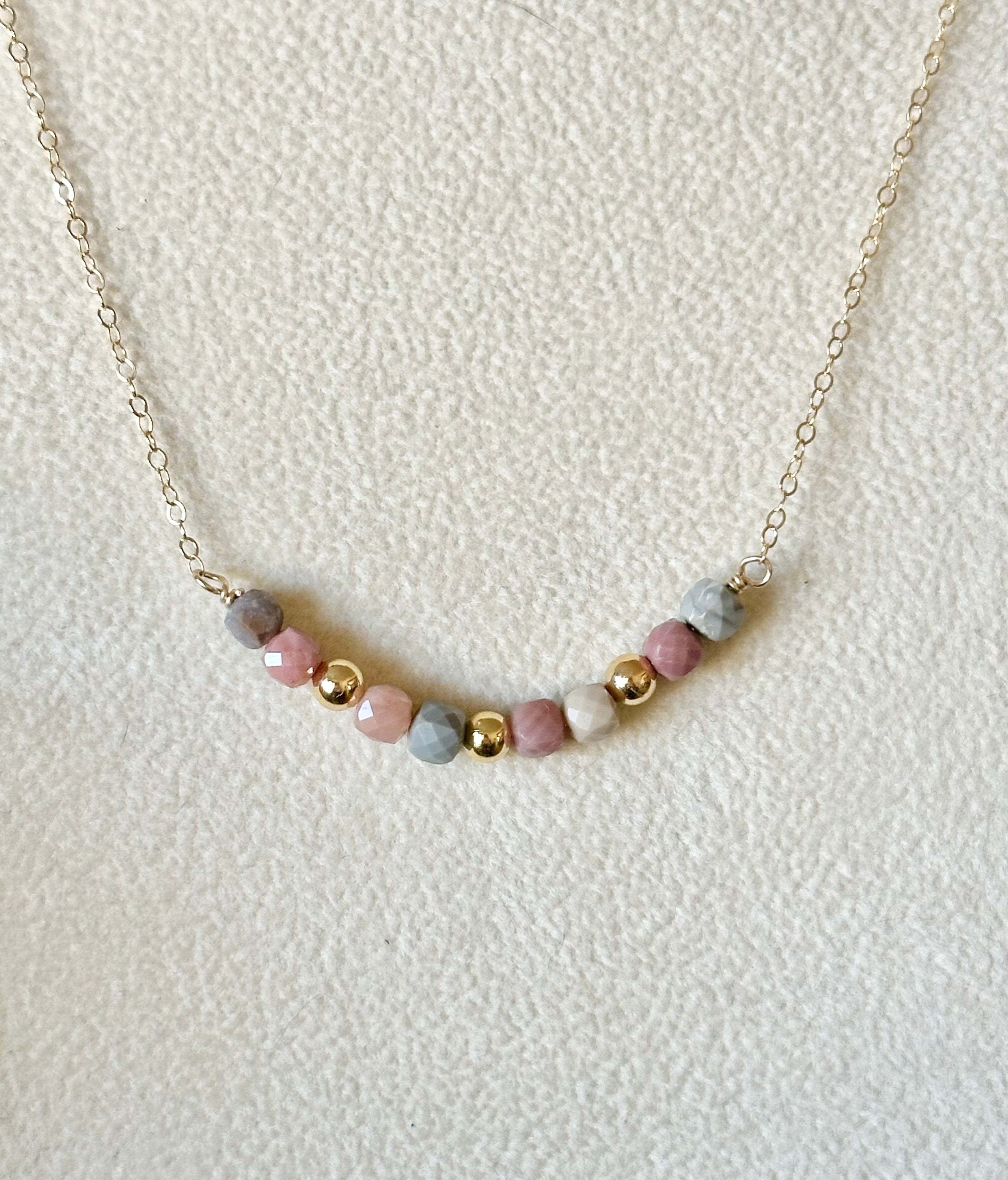 Alashan Mongolian Faceted Cube Necklace – AdoreJules Designs