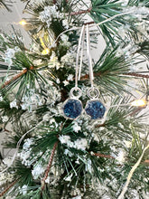 Hexagon Crushed Gemstone Earrings