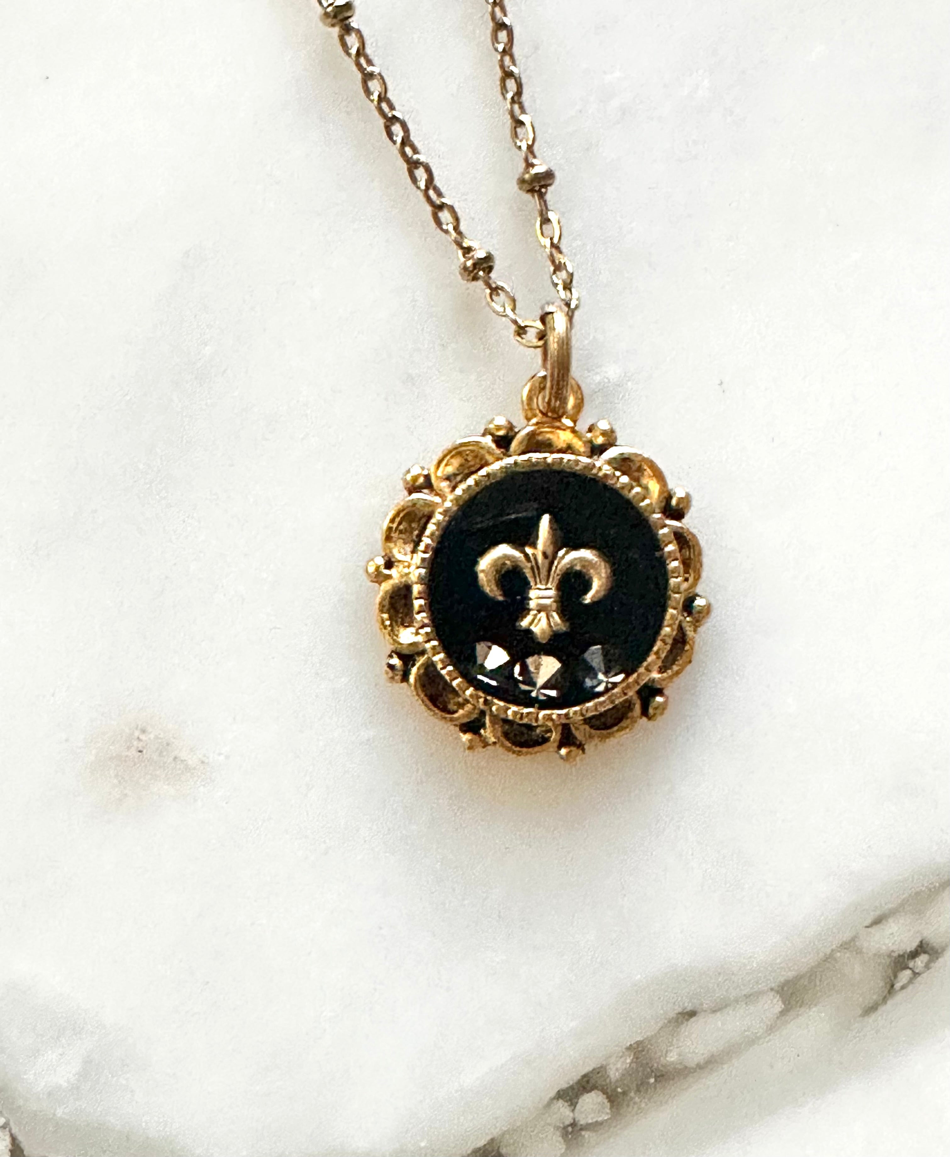Fleur de Lis Ornate Necklace