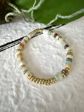 Black & Gold Amazonite Bracelet