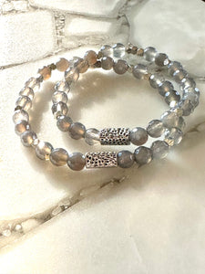 Smokey Quartz Beaded Bracelet