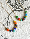 African Hand Painted Necklace