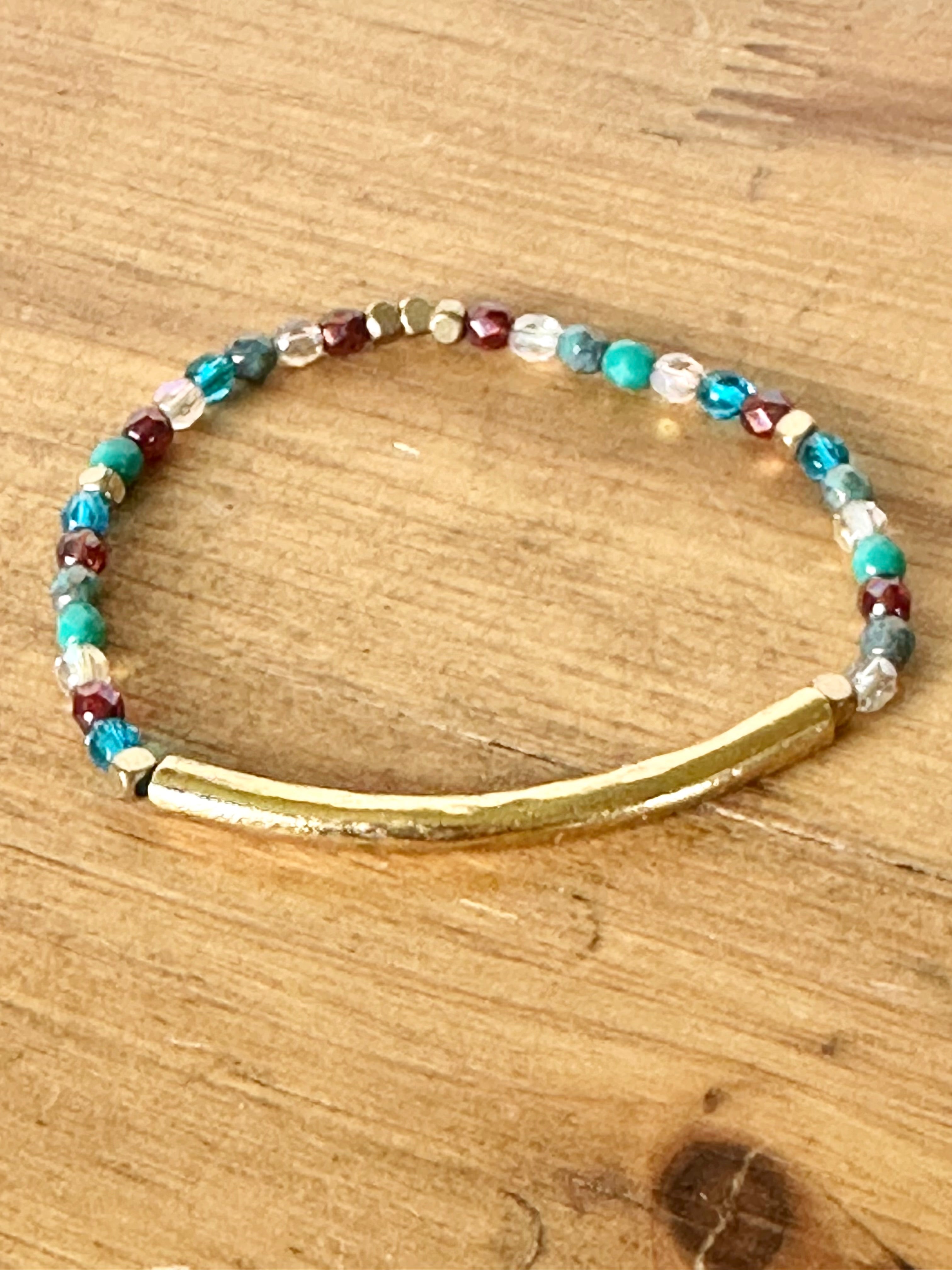 Boho Tube Beaded Bracelet