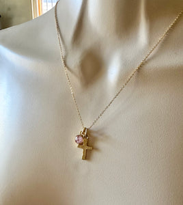 Contemporary Cross Necklace