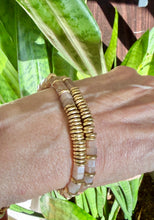 Sunstone Heishi Bracelet