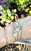 Floral Link Bracelet