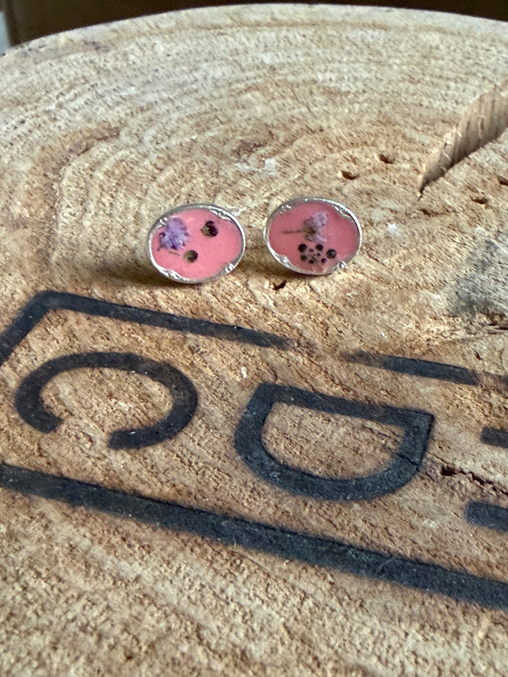 Petite Heirloom Floral Stud Earrings