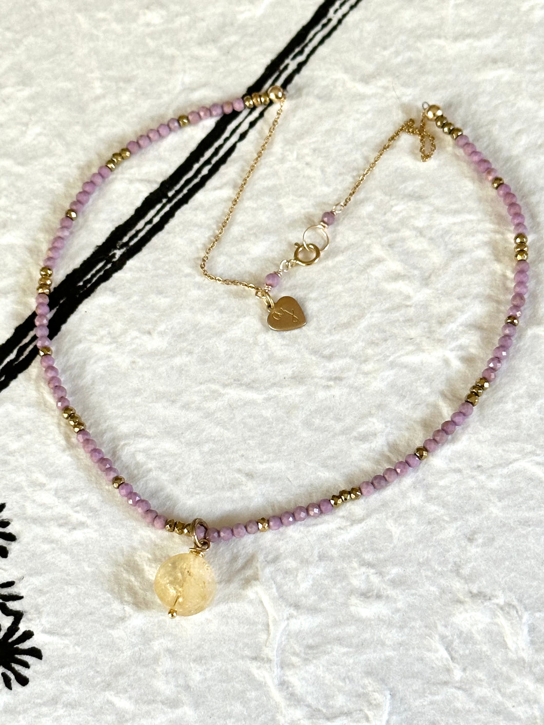 Luxe Gemstone Beaded Necklace