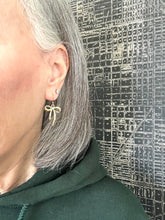 Rhinestone Bow Earrings