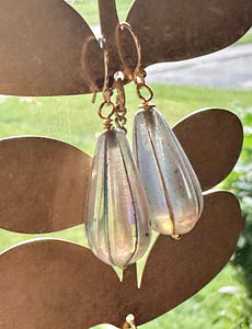 Melon Teardrop Earrings