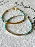 Hubei Turquoise Tube Bracelet