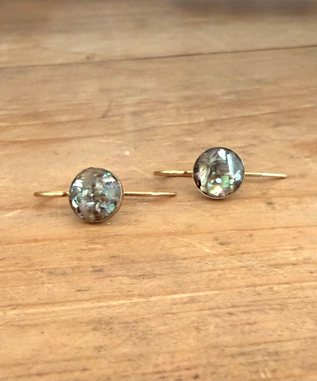 Mosaic Wire Drop Earrings