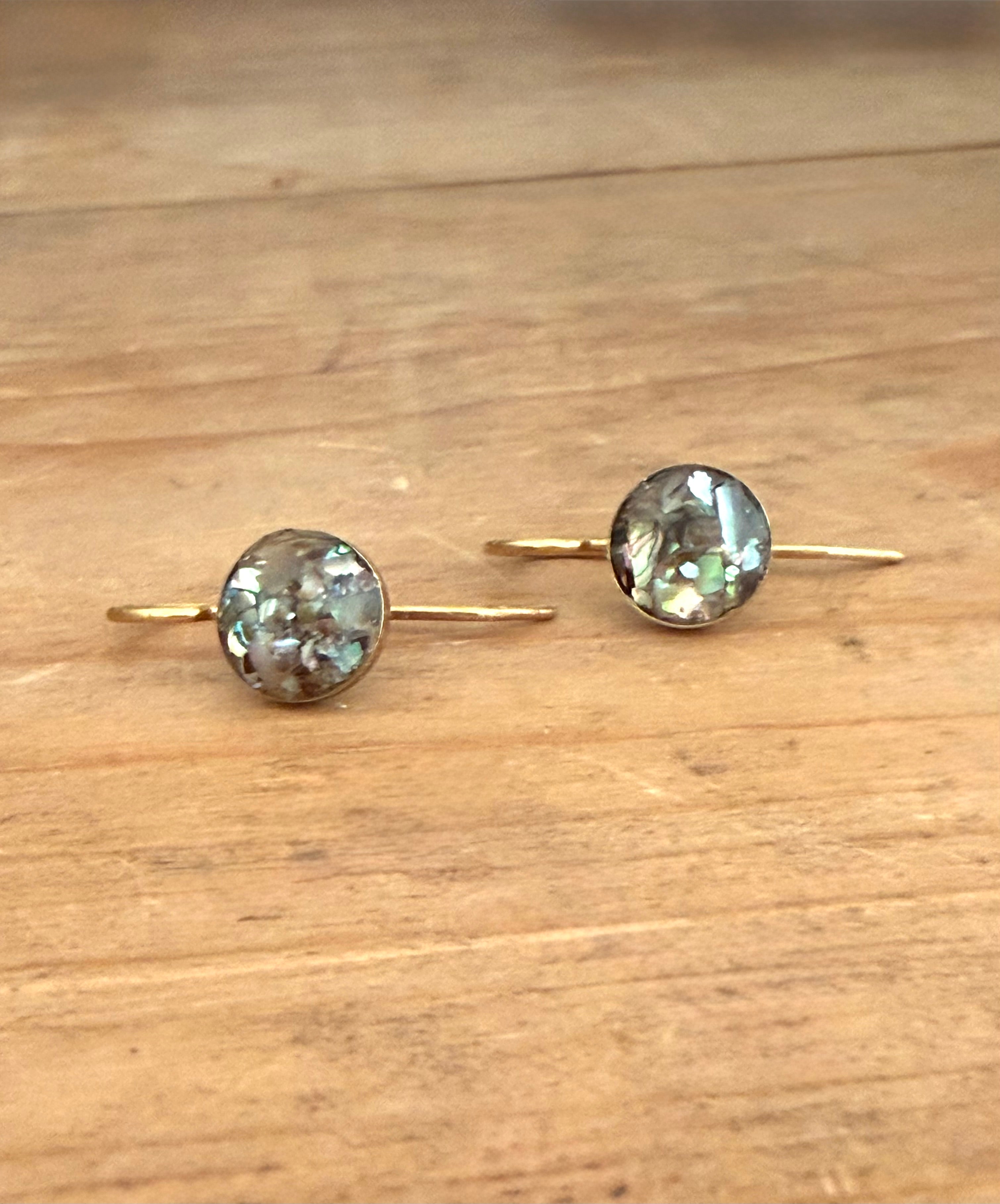 Mosaic Wire Drop Earrings