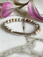 Impression Jasper Stretch Bracelet