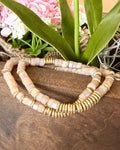 Sunstone Heishi Bracelet