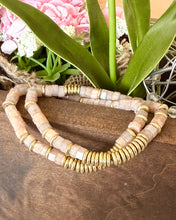 Sunstone Heishi Bracelet