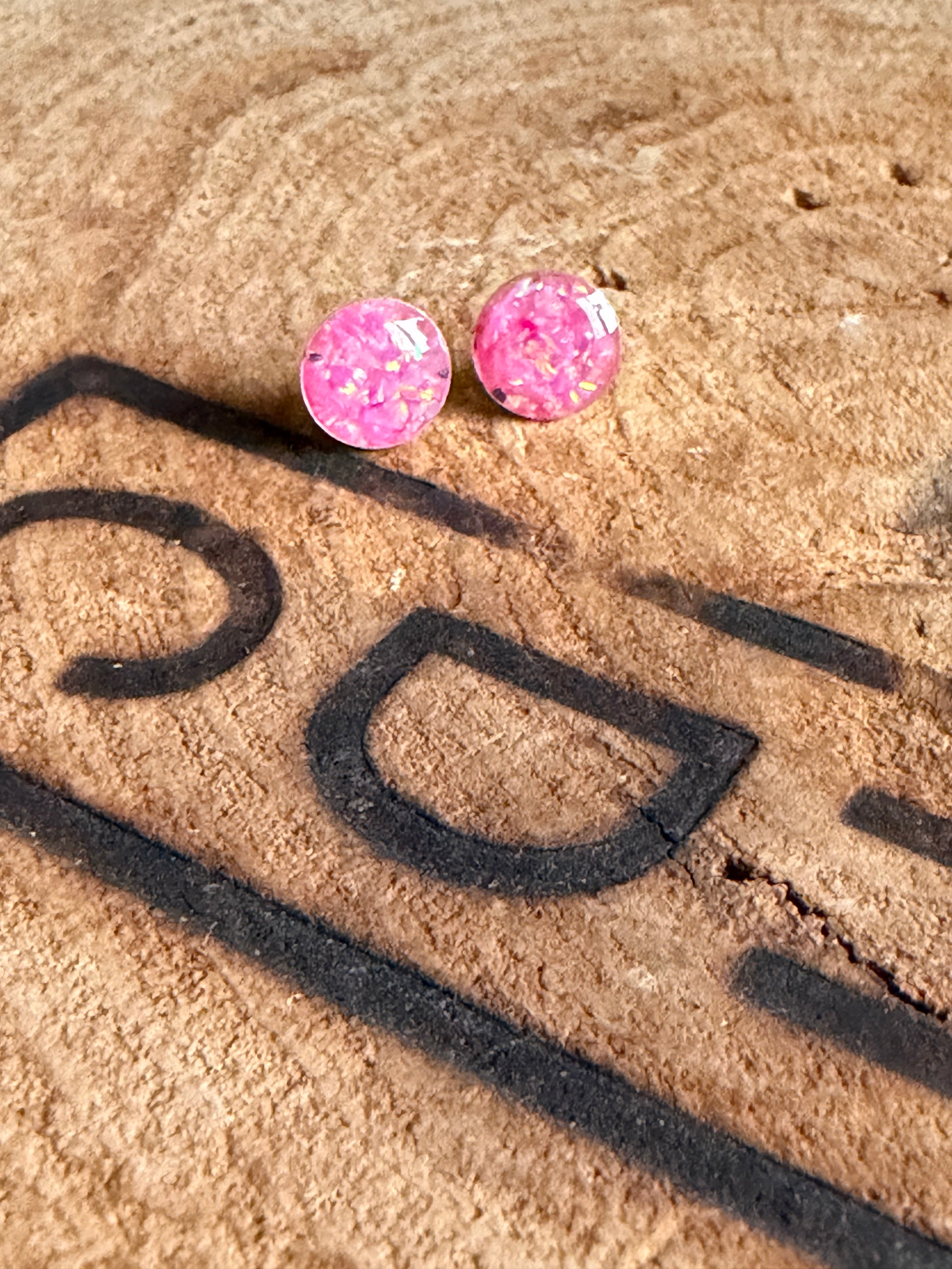 Gemstone Stud Earrings