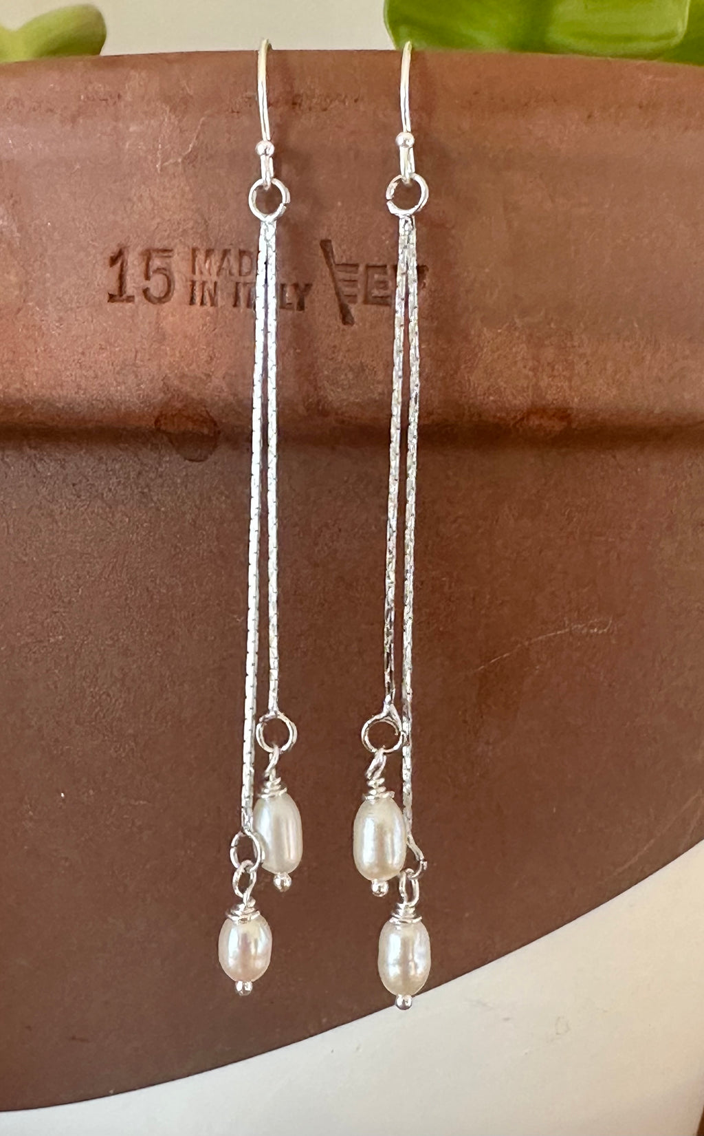 Tassel Gemstone Dangle Earrings