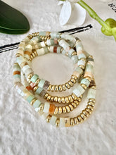 Black & Gold Amazonite Bracelet