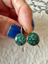 Mosaic Wire Drop Earrings