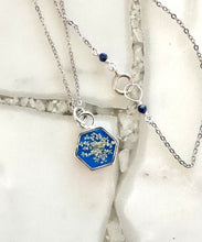 Queen Anne's Lace Hexagon Necklace