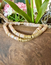 Sunstone Heishi Bracelet