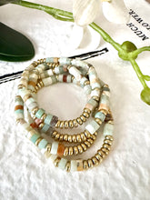 Black & Gold Amazonite Bracelet