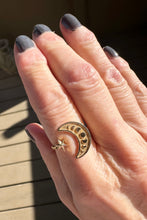 Bronze Adjustable Moon Phase Ring