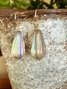 Melon Teardrop Earrings