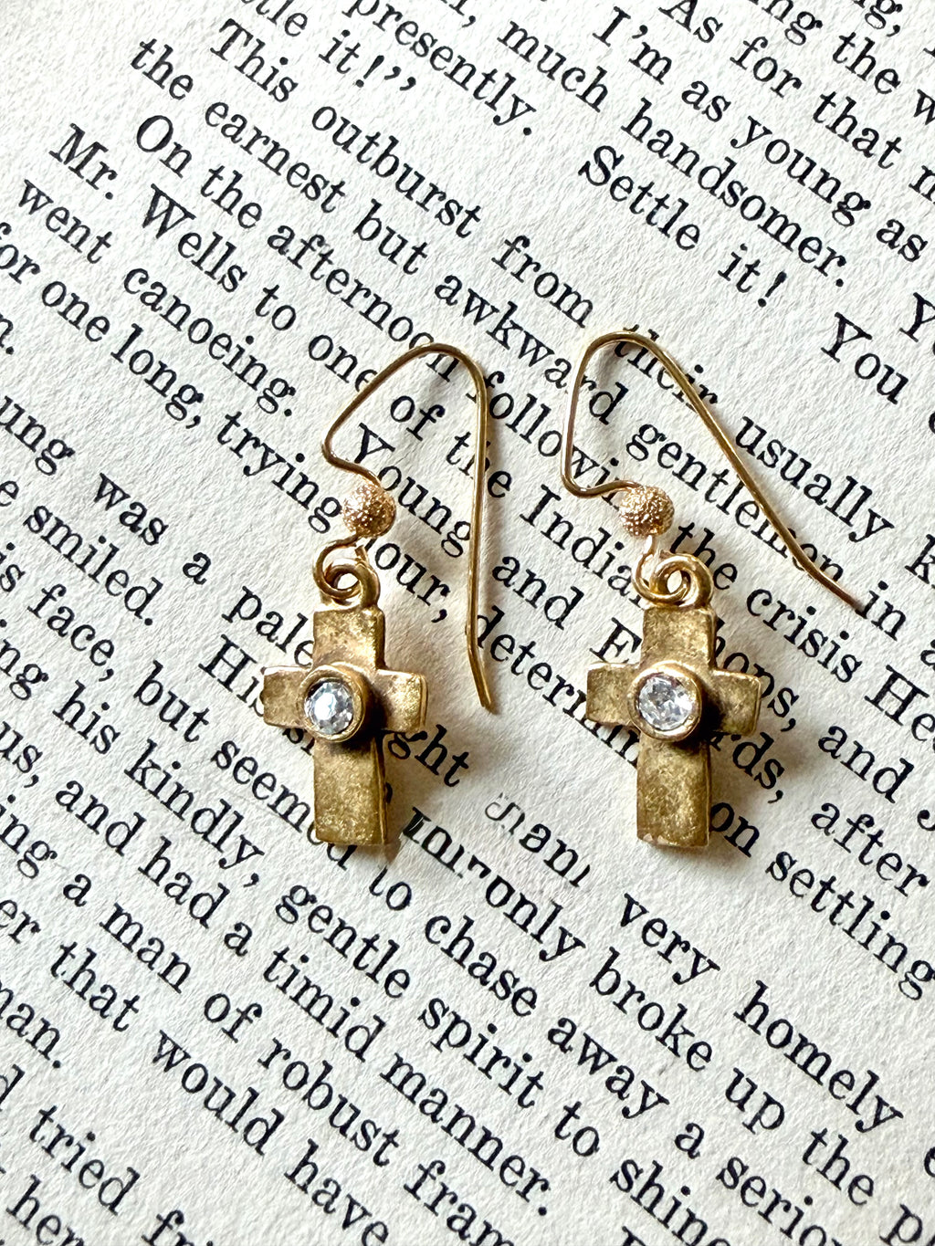 Artisan Cross Earrings
