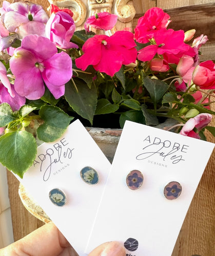 Petite Heirloom Floral Stud Earrings