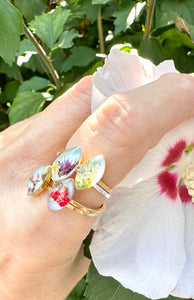 Marquise Floral Rings