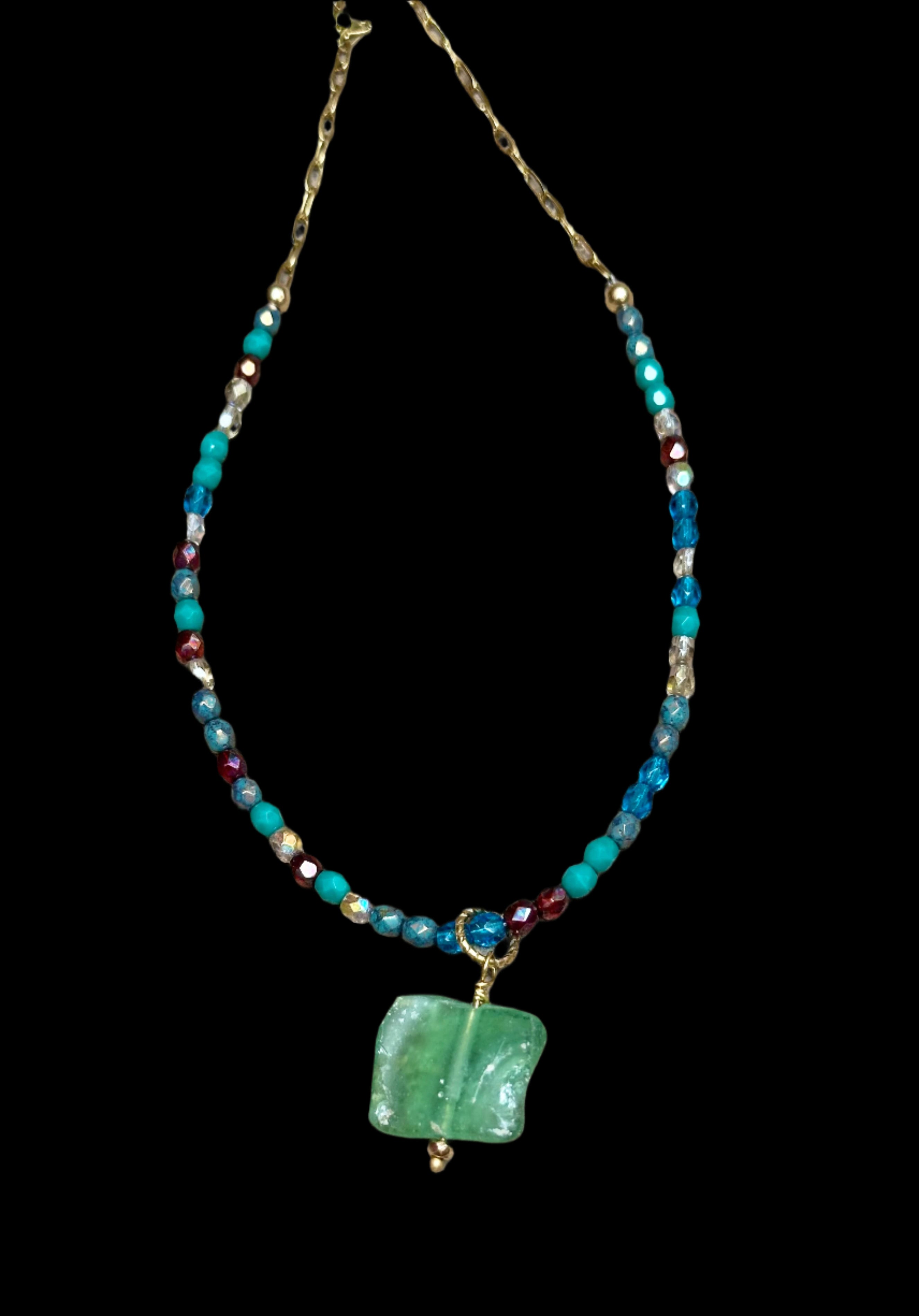 Boho Beaded Necklace