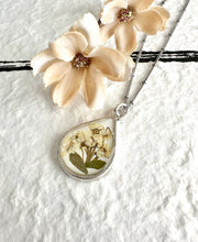 Floral Teardrop Necklace
