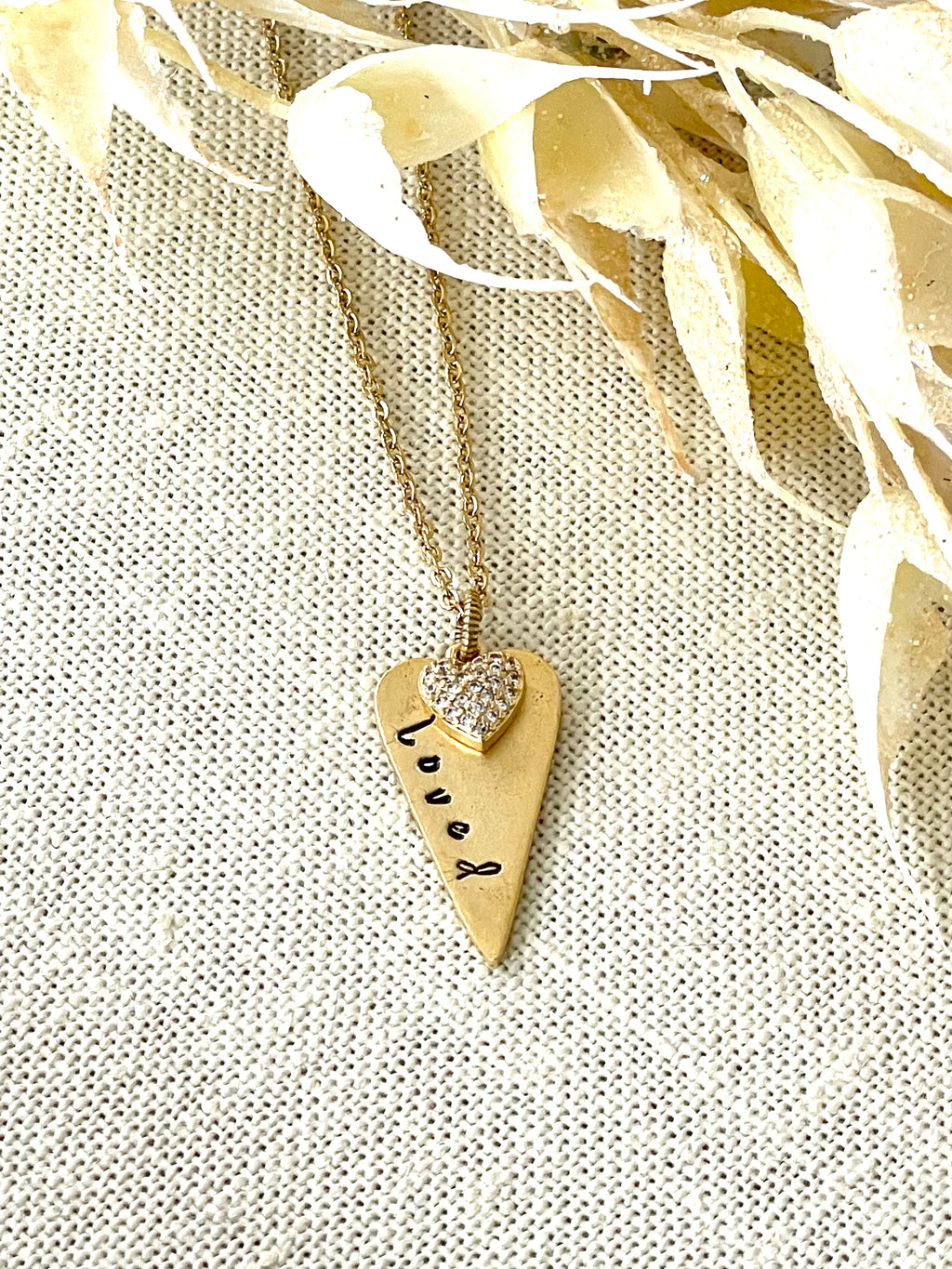 Personalized Heart Necklace